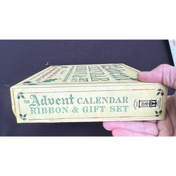 NEW Unused Cider Mill Advent Calendar Ribbon & Gift Set Christmas Holiday - Picture 2 of 7